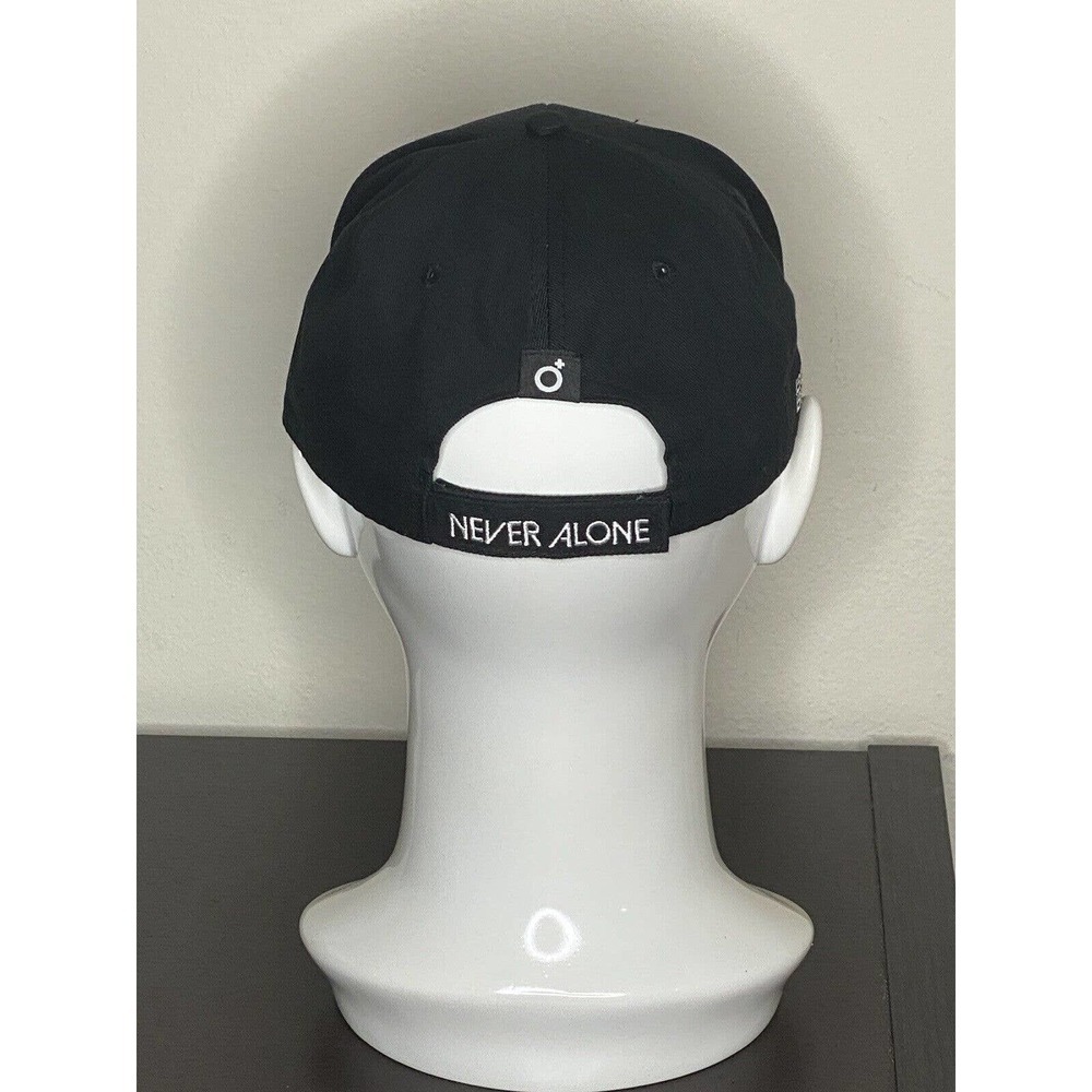 BLOOD Brother Logo Baseball Cap in Deep Black - Picture 4 of 9